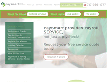 Tablet Screenshot of paysmartpa.com